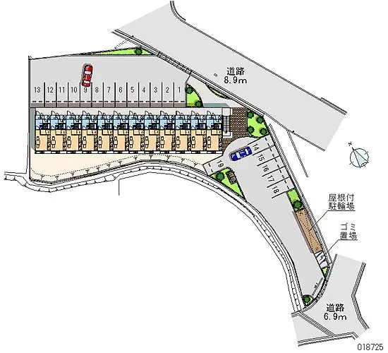 ★手数料０円★阪南市鳥取中　月極駐車場（LP）